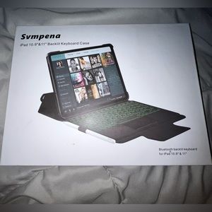 Svmpena black ipad 10.9” & 11” keyboard case with touchpad